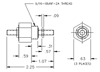 Bolt-In 8-32UNC-2A DC - 60 Hz - High Current Mini Feedthru Capacitors-2