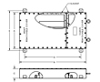 Dimensional Drawing for Power Line HEMP Filters High Performance